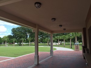 Concession building with full power provisions for the kitchen         